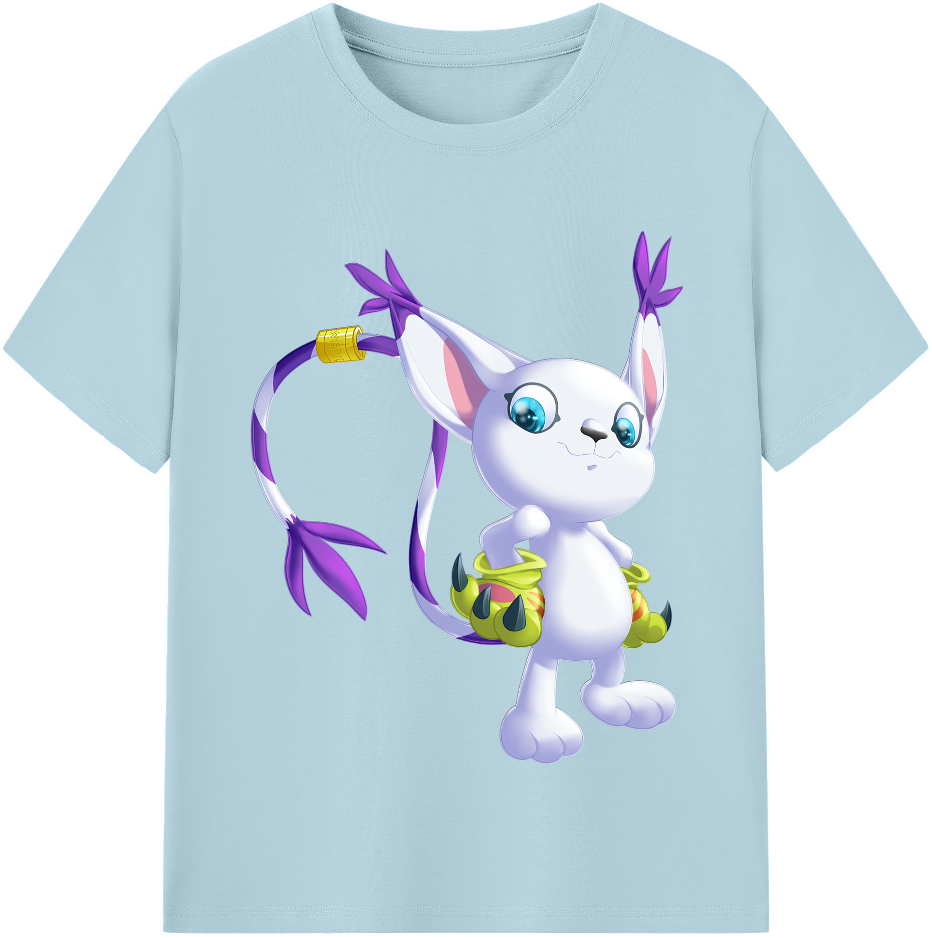 （画像用） Digimon デジタルモンスター/デジモン 綿100％半袖Tシャツ（フロントプリント）